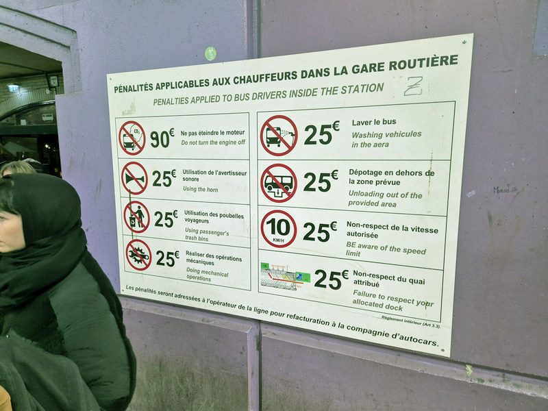 Bødeskilt i Paris